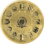 Arthur Pendragon – Camelot | 1 oz Silbermünze | Ag .9999 | 24k Vergoldet | BU | Niue 2023*