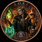 Loki - Nordische Mythologie – 1 oz Kupfermedaille