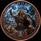 Thor - Nordische Mythologie – 1 oz Kupfermedaille