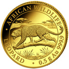African Wildlife Leopard 2026 – 0,5 g Goldmünze Au .999 | Polierte Platte | Somalia | kaufen Graz Kärnten