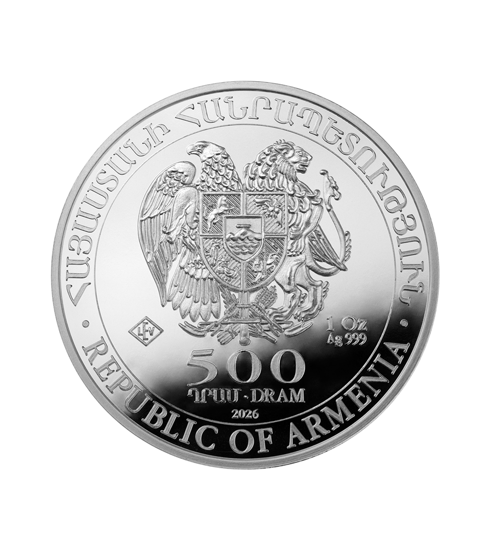 Armenien Noah's Ark 1 oz Silbermünze 2026 – Arche Noah Berg Ararat