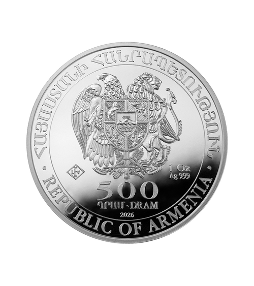 Armenien Noah's Ark 1 oz Silbermünze 2026 – Arche Noah Berg Ararat
