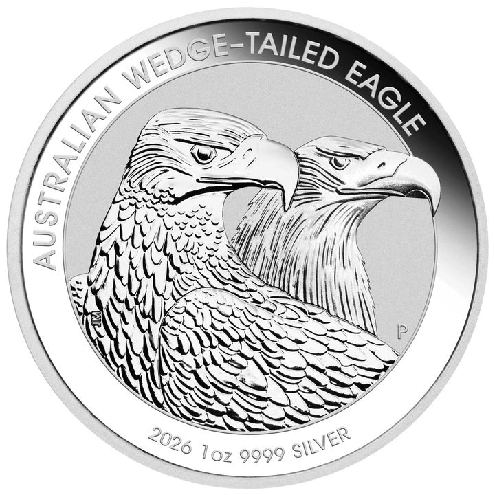Australian Wedge-Tailed Eagle - 1 Unze Silber 2026 - Perth Mint