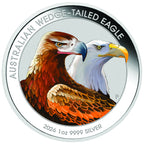 Australischer Keilschwanzadler 1 oz Silber Polierte Platte 2026 – Perth Mint