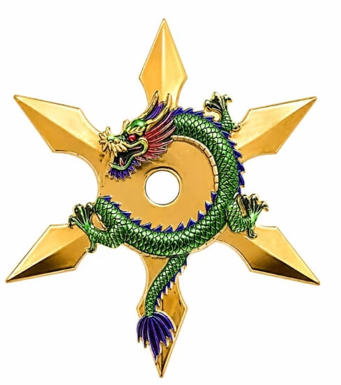 Imperial Dragon – Ninja Star (Shuriken) | 2 oz Kupfermünze | Cu .999 | Goldauflage | 2026
