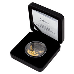 Czech Lion 2023 – 1 oz Silber Schwarzplatin & Selektive Vergoldung (Czech Mint)
