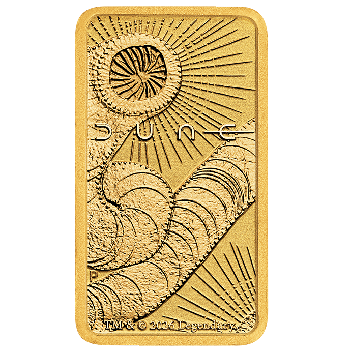 Dune - 1g Goldbarren - Perth Mint
