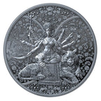 Silbermünze 1 oz – Durga 2026 | Proof 3D Hochrelief | Ag .9999 | Le Grand Mint | Kamerun | 8.500 Stück
