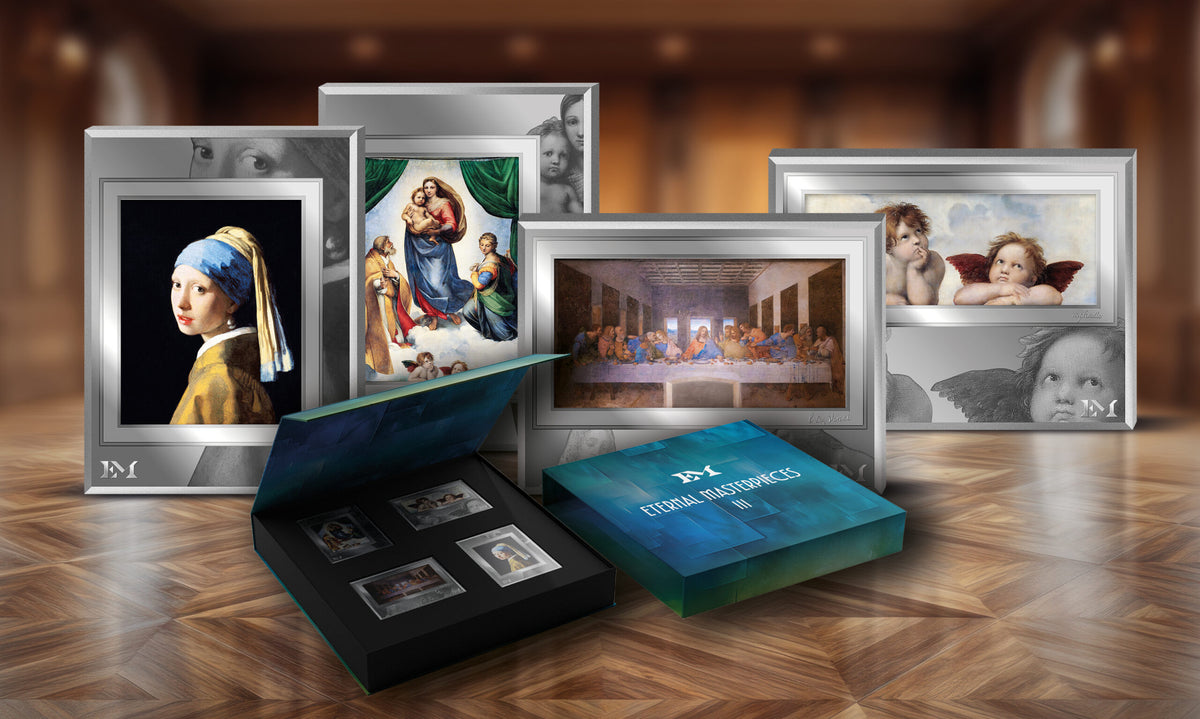 Eternal Masterpieces – Set III 2025 – 4x 1/2 oz Silbermünzenset | Produktbild 7 | MM-Edelmetalle