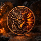 DRAGON Virtues Series 1 Oz Copper Round Italy 2026