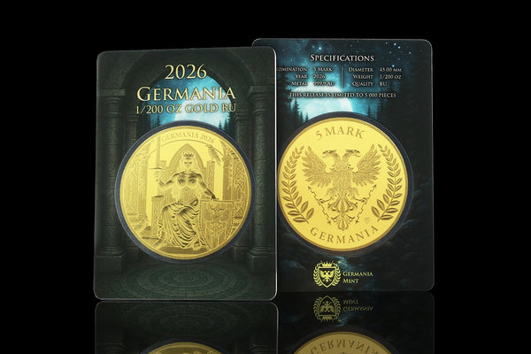 Goldmünze 1/200 oz – Germania 2026 | Au .9999 | Germania Mint | Limitiert 5.000 **