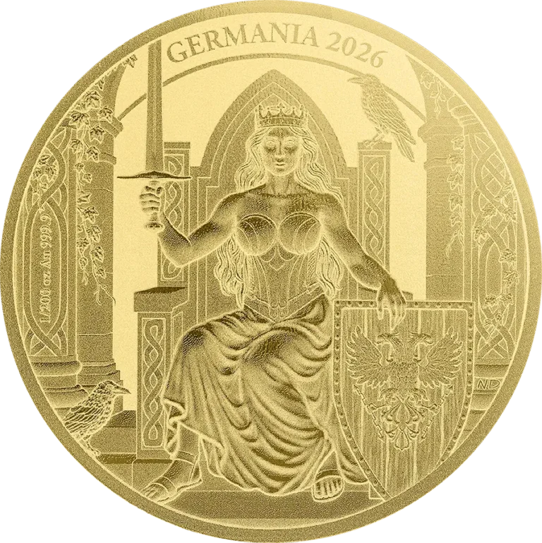 Goldmünze 1/200 oz – Germania 2026 | Au .9999 | Germania Mint | Limitiert 5.000 **
