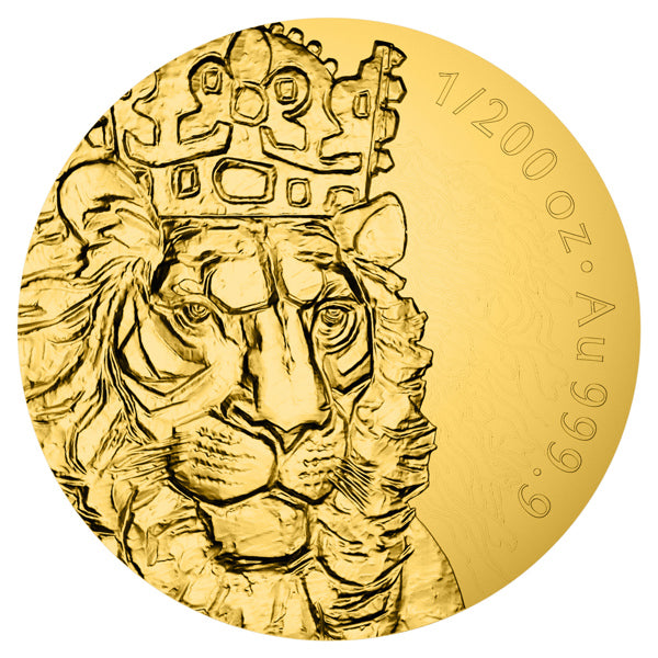 Czech Lion – 1/200 oz Goldmünze | Au .9999 | THINCUSE™ | Incuse Strike | Niue 2026**
