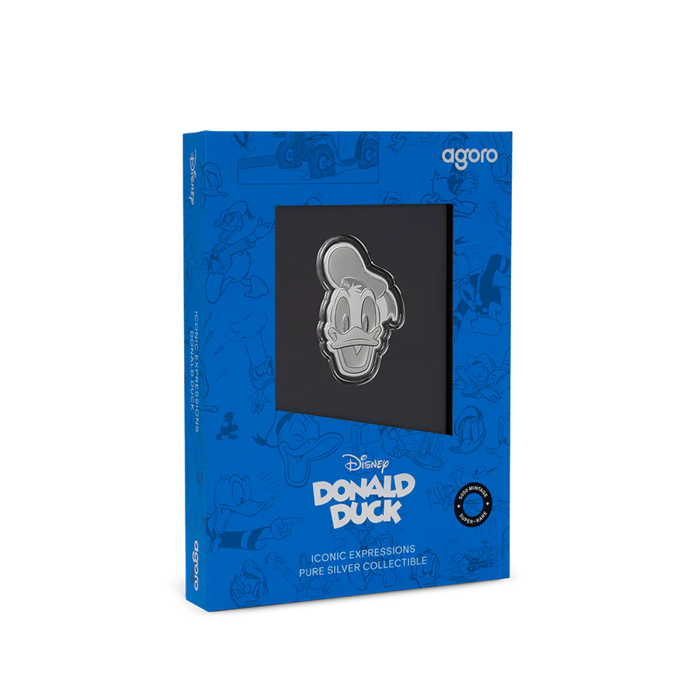 Donald Duck Iconic Expressions 1/2 oz Silber Proof 2026 (Niue) – Disney