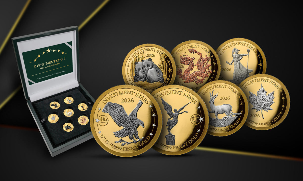 Investment Stars 2026 – 0,5 g Goldmünze | Produktbild 9 | MM-Edelmetalle