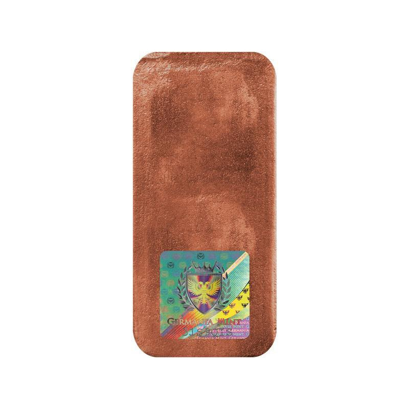 Germania Kupferbarren 1kg 999,9 - Kupfer Barren mit Hologramm