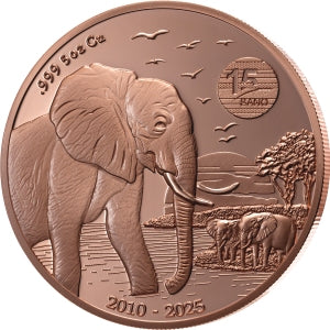 Giant Copper Investment – Elephant - 5 OZ