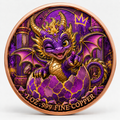 Amethystdrache - Dragon Hatchling – 1 oz Kupfermedaille