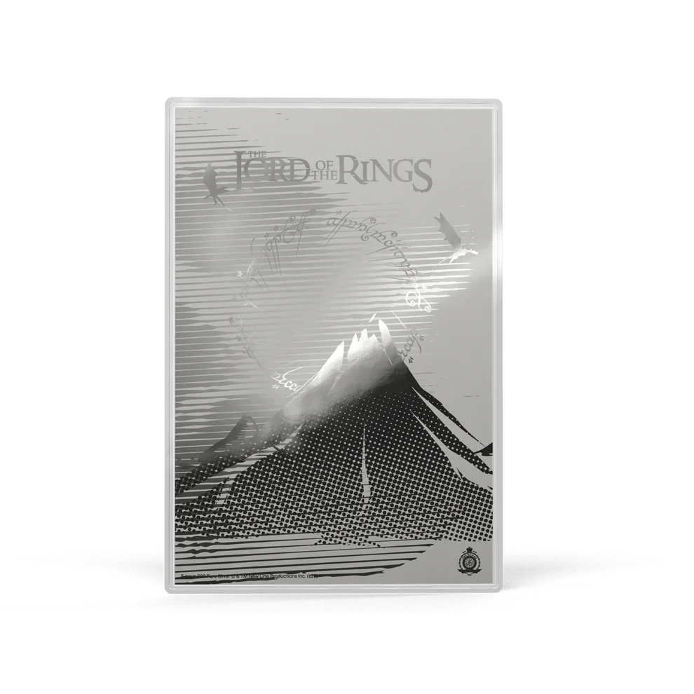 Silberfolie 5 g – Lord of the Rings: Frodos Reise 2026 | Ag .999 | Limitiert 1.975 Stück + Gold Chase