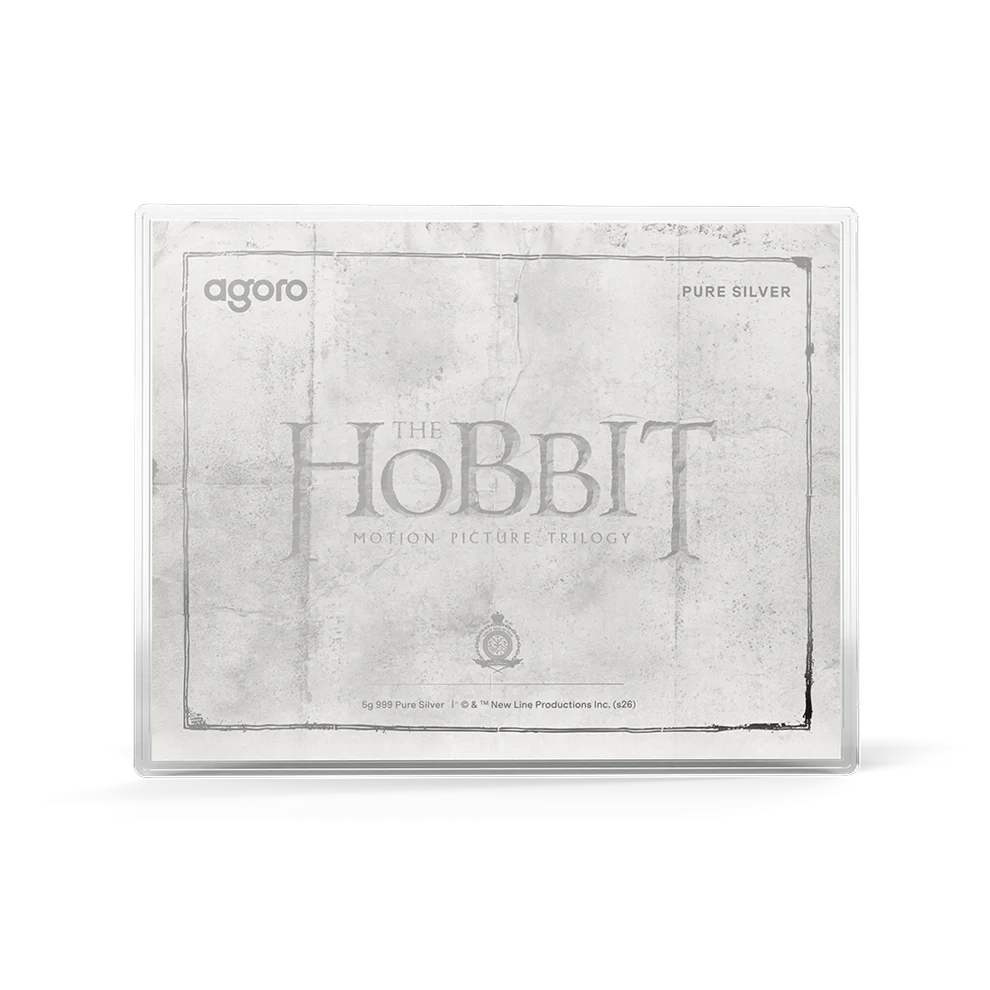 Silber-Set – The Hobbit: Thorins Karte & Schlüssel 2026 | 3/4 oz + 5 g Ag .999 | Limitiert 1.000 Stück
