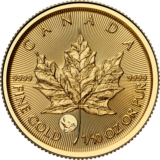 Treasured Maple Leaf - Wolf Au 5 CAD UN Canada 2026*