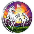 Perth Mint: Lunar III – Year of the Horse, Coloured, 1 oz Silver, 2026 Melbourne Money Expo ANDA Special - The Perth Mint