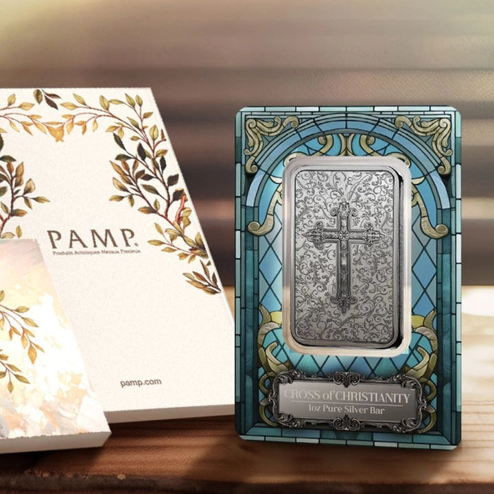 PAMP Silberbarren Christian Cross 1 oz Proof 2025
