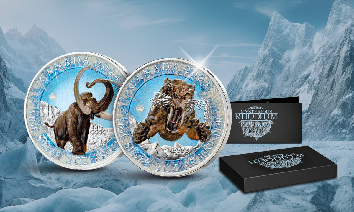 Ice Age Set – 2 x 2 oz 2025 – Münzset | Vorderseite | MM-Edelmetalle