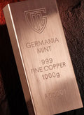 Germania Mint Kupferbarren 1 kg Raw Bar 2026 – Copper Raw Bar