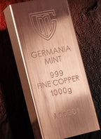 Germania Mint Kupferbarren 1 kg Raw Bar 2026 – Copper Raw Bar