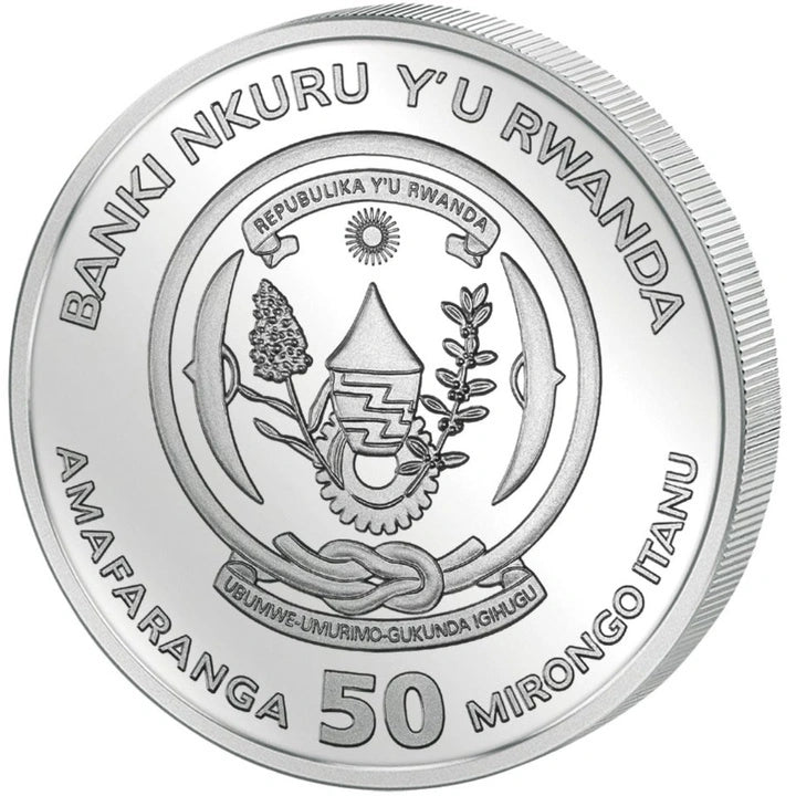 Rwanda: Nautical Ounce – Kruzenshtern 1 Unze Silber 2026