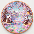 Pandas im Kirschblütenhain – 1 oz Kupfermedaille