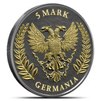 Germania WMF Edition 2024 – 1 oz Silber Round | Ag .9999 | Vergoldet | Nummeriert | Germania Mint*