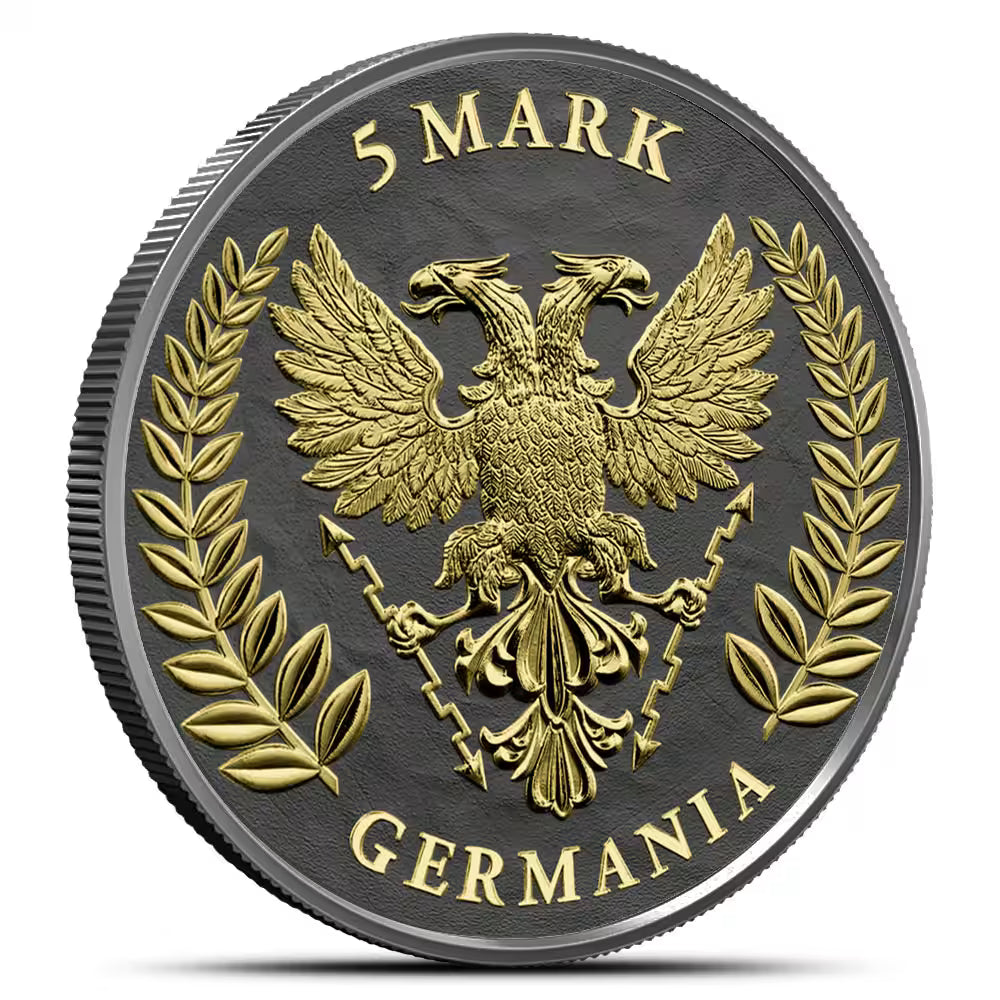 Germania WMF Edition 2024 – 1 oz Silber Round | Ag .9999 | Vergoldet | Nummeriert | Germania Mint*