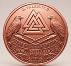 Ares - Griechische Mythologie – 1 oz Kupfermedaille