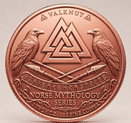 Ares - Griechische Mythologie – 1 oz Kupfermedaille