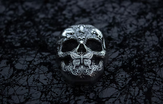 Silbermedaille 2 oz – Calavera de Plata Skull Stacker 2026 | Ag .999 | Korea | Limitiert 3.000 Stück