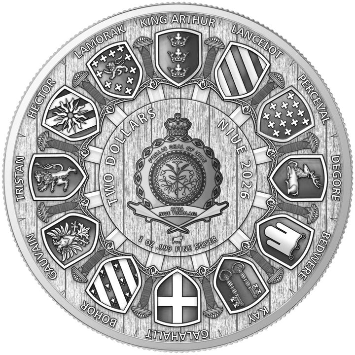 Camelot - Sir Perceval 1 Unze Silber 2026 - Niue