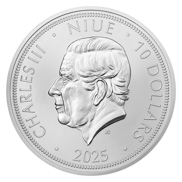 Czech Lion 5 oz Silber 999 Anlagemünze 2025 – Czech Mint (Niue)