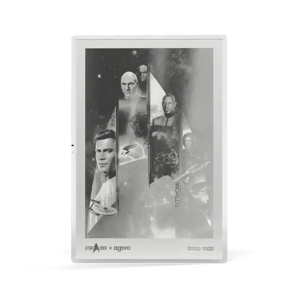 Star Trek Captains: Explore Unknown Worlds 1oz Silver Collectible Foil