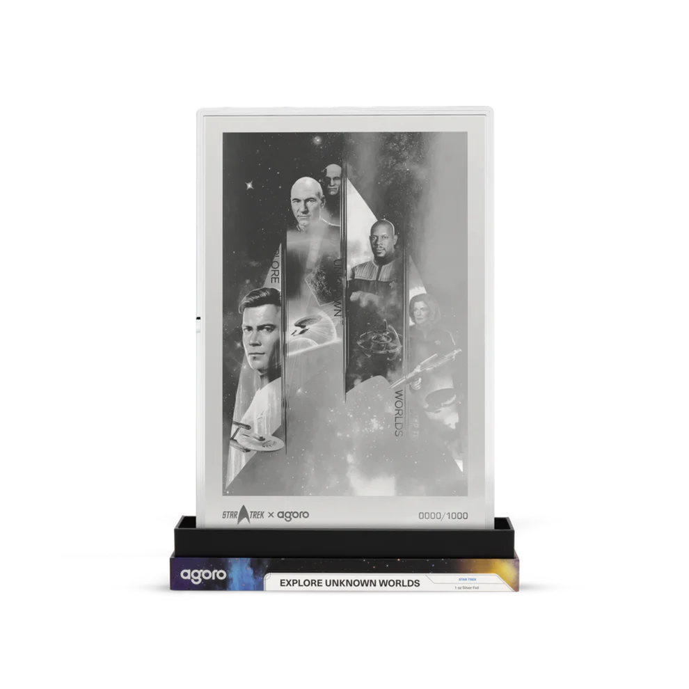 Star Trek Captains: Explore Unknown Worlds 1oz Silver Collectible Foil