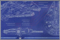 1 oz Silber Münznote - Star Wars™ Blueprints - Millennium Falke™ - 2025