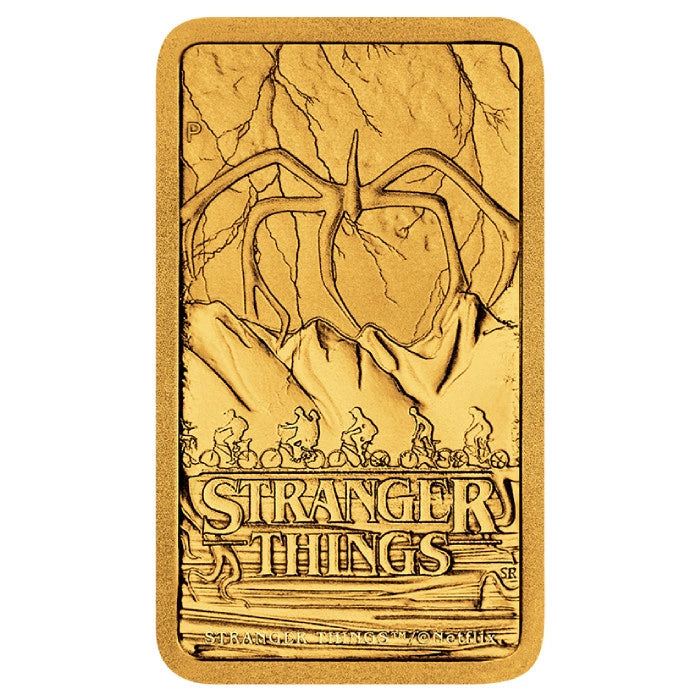 Stranger Things – Goldbarren 1 g | Au .9999 | Perth Mint | Australien 2026**