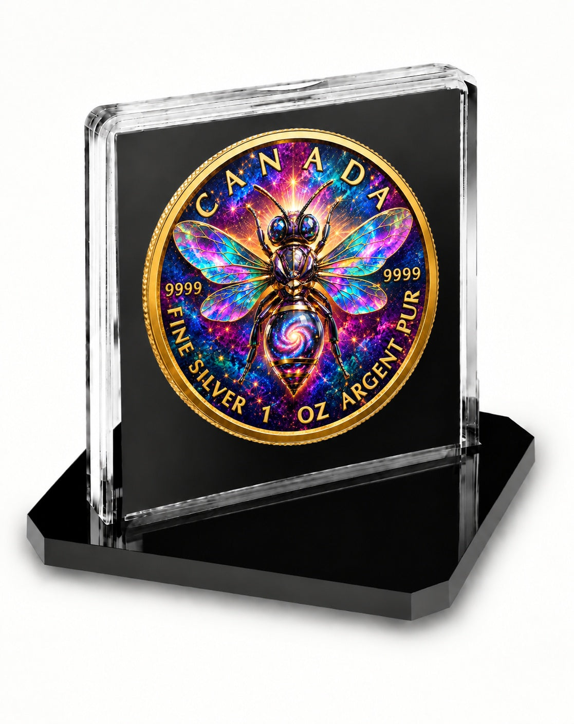 The Galactic Bee Maple Leaf 2026 – Präsentationsständer