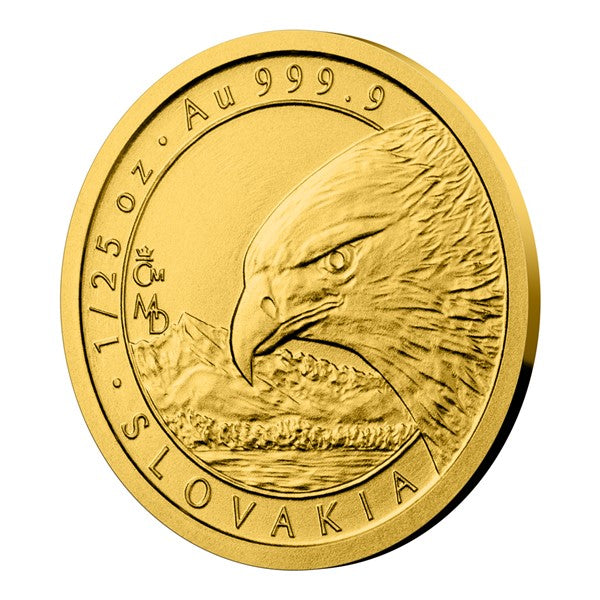 Tschechischer Adler - 1/25 Unze Gold (Jahrgänge 2021-2023)**