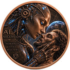 AI Ascension 2026 – 2 oz Kupfermedaille | Cu .999 | Hobo Coin Exclusive