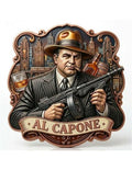 Al Capone – Stars of Crime Shaped 3 oz Kupfer