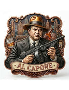 Al Capone – Stars of Crime Shaped 3 oz Kupfer