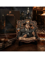Al Capone – Stars of Crime Shaped 3 oz Kupfer