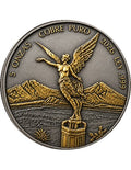 Kupfermedaille 5 oz – Antike Libertad en Oro | Coloriert | Limitiert auf 5.000 Stück